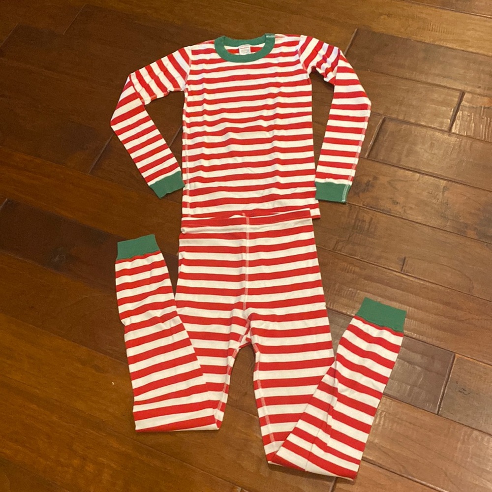 Hanna Andersson pajamas unisex 12 like new Christmas